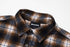 Applique Plaid Shirt Jacket